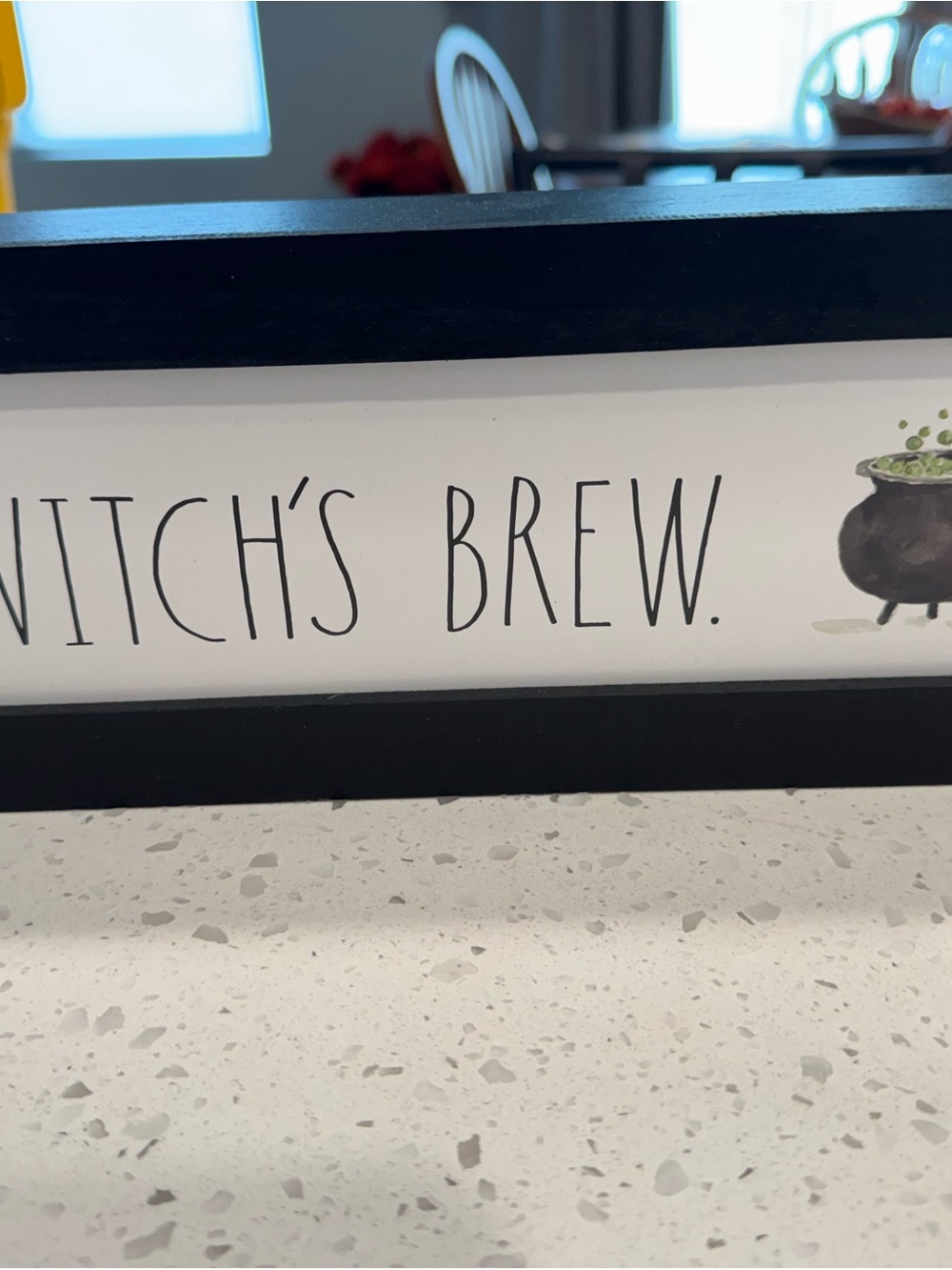 Rae Dunn “Witch’s Brew” sign